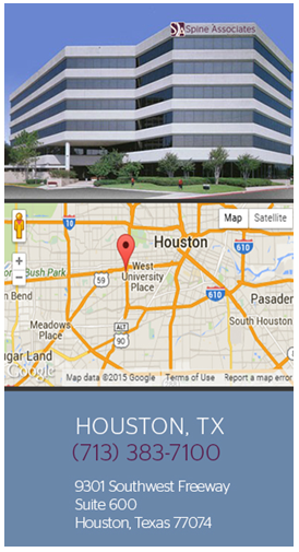 Houston Building Location and Map Spine Associates Back to